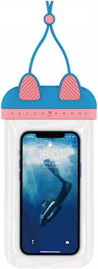 Wiwu Kitty WaterProof Bag Protection For Smartphones Electronics | Blue Wiwu Kitty WaterProof Bag Protection For Smartphones Electronics | Blue